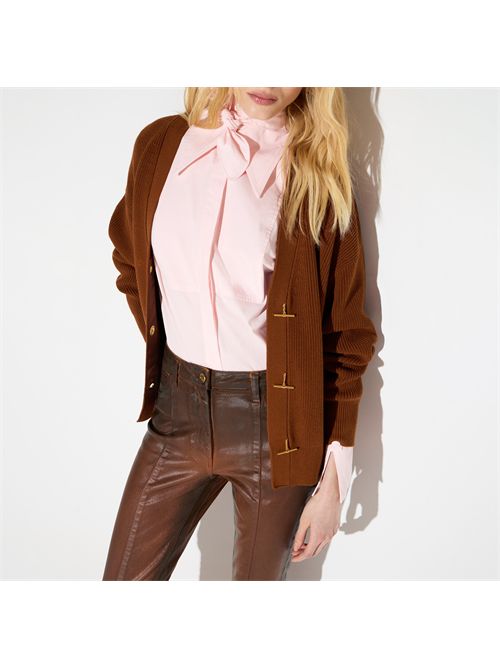 Cardigan in maglia con bottoni gioiello ELISABETTA FRANCHI | MK01S66E2/FK3